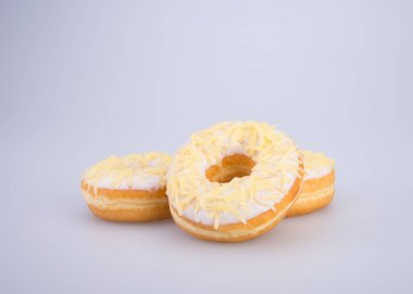 çörek veya arka planda lezzetli çörek.