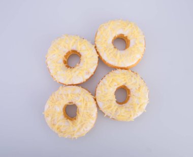 çörek veya arka planda lezzetli çörek.