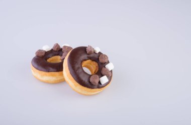 çörek veya arka planda lezzetli çörek.