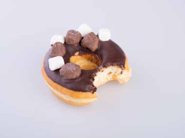 çörek veya arka planda lezzetli çörek.