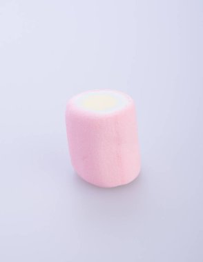 marshmallow veya şekerleme şeker arka planda.