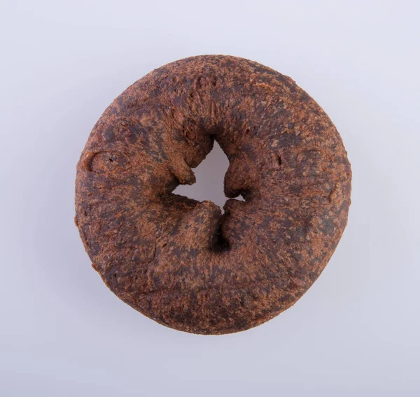 Donut ou saboroso donut no fundo . — Fotografia de Stock