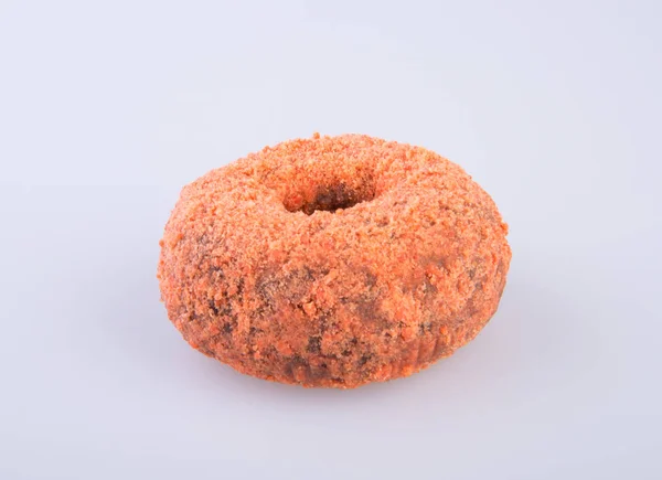 Donut ou saboroso donut no fundo . — Fotografia de Stock