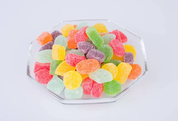 Bonbons oder Gelee Bonbons auf dem Hintergrund. — Stockfoto