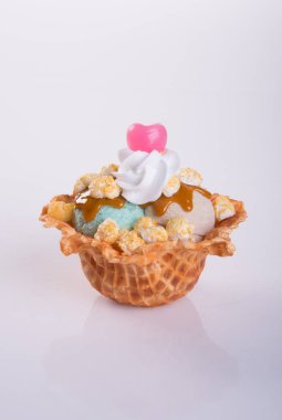 dondurma kaşık veya karışık dondurma kaşık toz dondurma adam