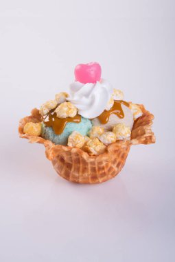 dondurma kaşık veya karışık dondurma kaşık toz dondurma adam