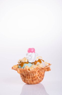 dondurma kaşık veya karışık dondurma kaşık toz dondurma adam