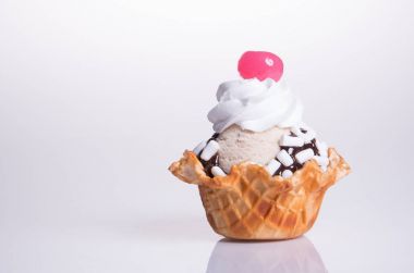 dondurma kaşık veya çikolatalı dondurma dondurma