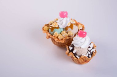 dondurma kaşık veya karışık dondurma kaşık toz dondurma adam