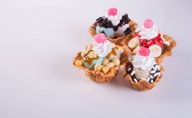 dondurma kaşık veya karışık dondurma kaşık toz dondurma adam