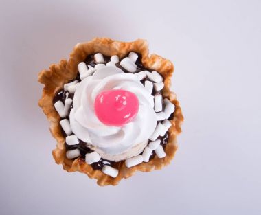 dondurma kaşık veya çikolatalı dondurma dondurma.