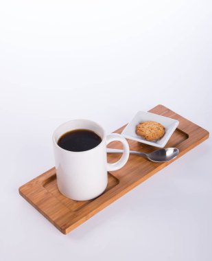 kahve veya kahve ile arka plan çerezleri.