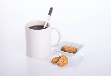 kahve veya kahve ile arka plan çerezleri.