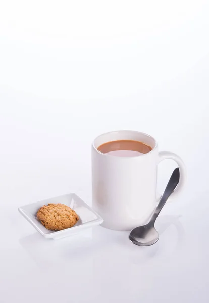 Café Café Con Galletas Fondo — Foto de Stock