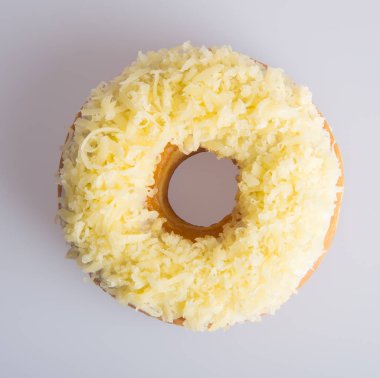 çörek veya arka planda lezzetli çörek.