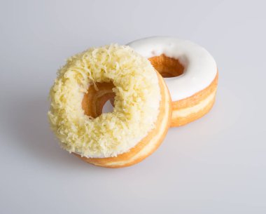 çörek veya arka planda lezzetli çörek.