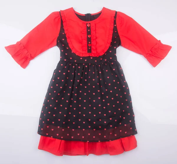 Camisa o "vestido de niña" para niños sobre un fondo . —  Fotos de Stock