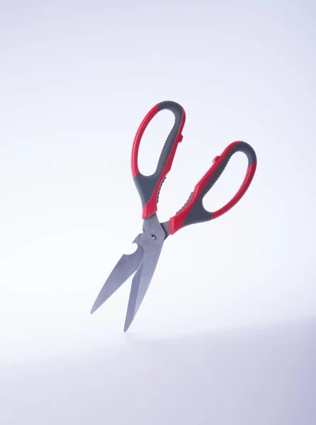 Scissors or kitchen scissors on a background. — Stock Photo, Image