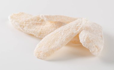 meyve ya da arka planda kuru zencefil korunmuş.