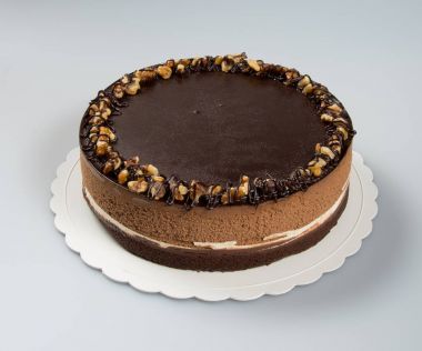 kek veya bir arka plan üzerinde çikolatalı kek.