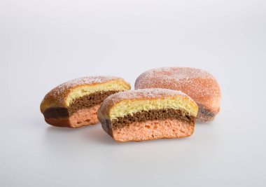 bir arka plan üzerinde çörek veya şeker çörek.