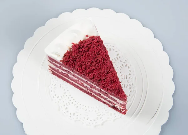 Cake of taart slice op een achtergrond. — Stockfoto