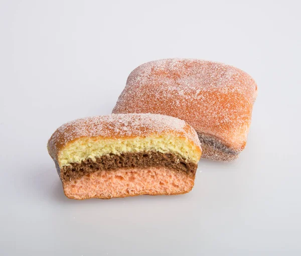 Donut oder Zucker Donut auf einem Hintergrund. — Stockfoto