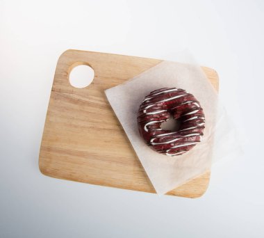 çörek veya bir arka plan üzerinde taze çörek