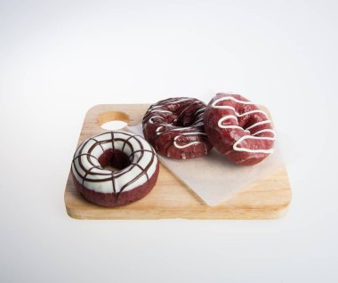 çörek veya bir arka plan üzerinde taze çörek.