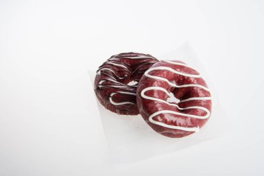 çörek veya bir arka plan üzerinde taze çörek.