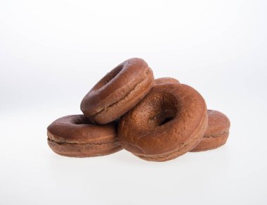 çörek veya bir arka plan üzerinde taze çörek.