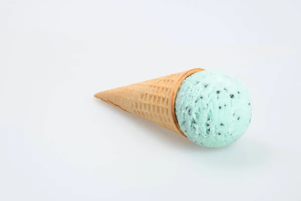 Ice cream cone or ice cream on the background. — Stock Photo, Image