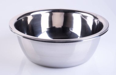 pot veya bir arka plan üzerinde paslanmaz çelik tencere.