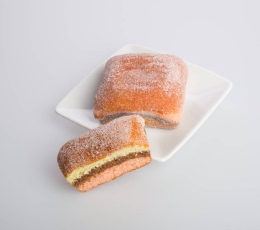 bir arka plan üzerinde çörek veya şeker çörek.