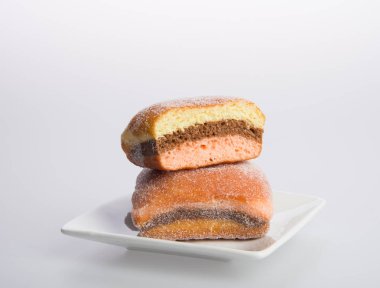 bir arka plan üzerinde çörek veya şeker çörek