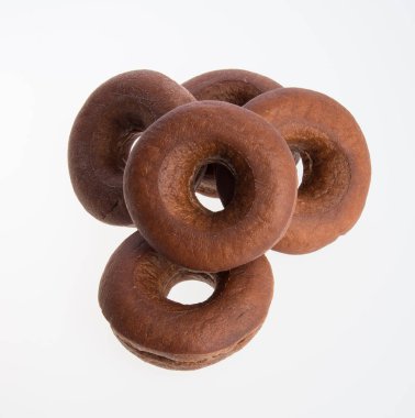 çörek veya bir arka plan üzerinde taze çörek