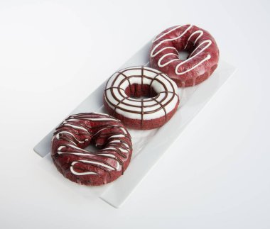 çörek veya bir arka plan üzerinde taze çörek