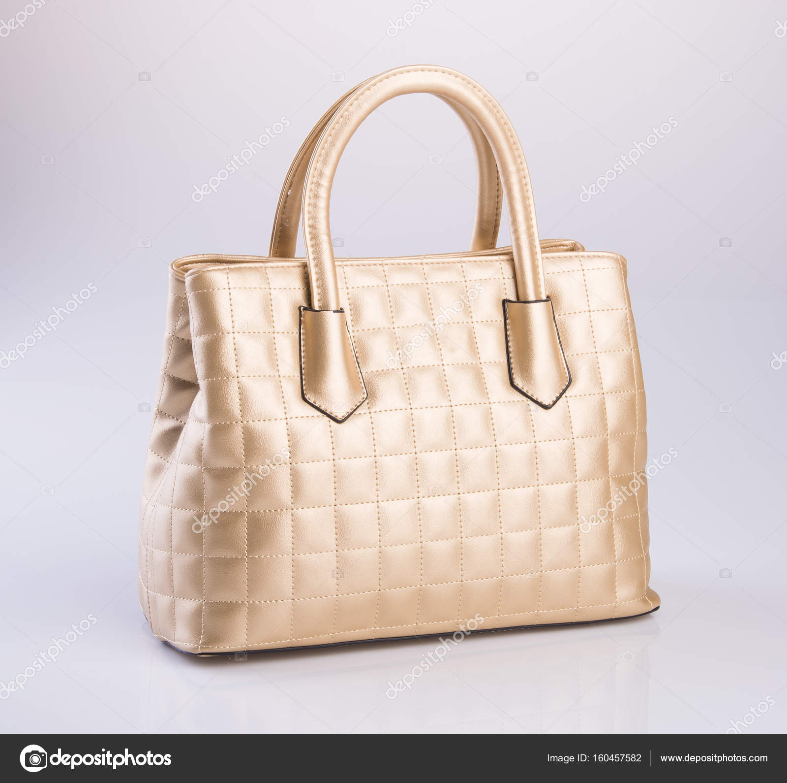 gold colour bag