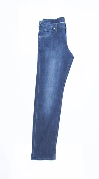 牛仔裤或背景上的蓝色牛仔裤 — 图库照片