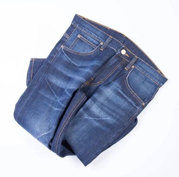 Jeans Eller Blå Jeans Bakgrund — Stockfoto