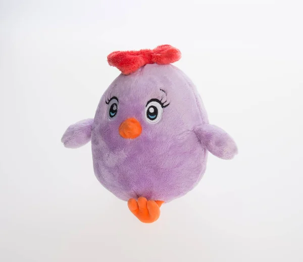 Toy or chicken soft toy on the background. — Stock Photo, Image
