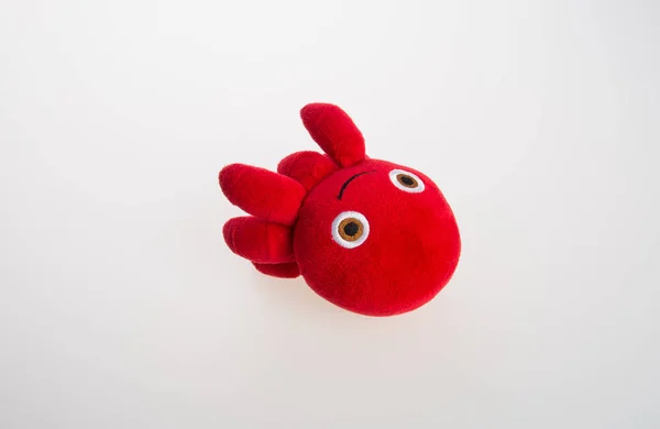 Toy or octopus soft toy on the background. — Stock Photo, Image