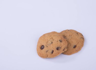 tanımlama bilgilerini veya bir arka plan üzerinde çikolata kurabiye