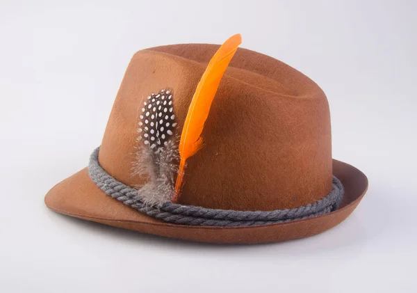 Şapka Veya Bir Arka Plan Üzerinde Moda Şapkalar — Stok fotoğraf