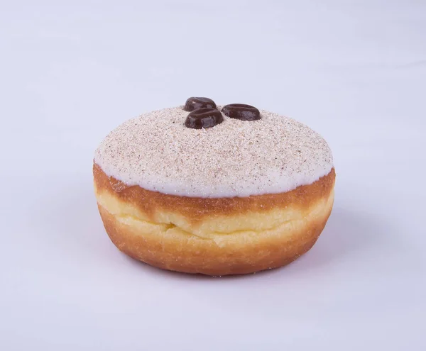 Donut Oder Schokolade Donut Auf Einem Hintergrund — Stockfoto