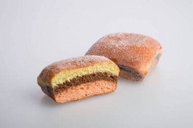 bir arka plan üzerinde çörek veya şeker çörek.