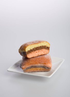 bir arka plan üzerinde çörek veya şeker çörek.