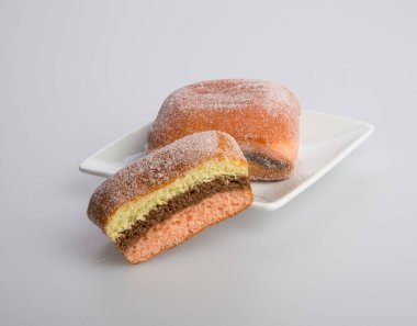 bir arka plan üzerinde çörek veya şeker çörek.