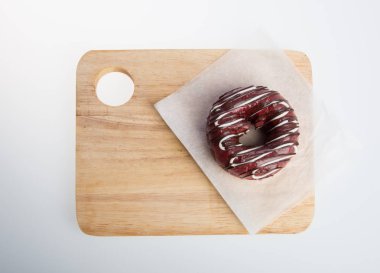 çörek veya bir arka plan üzerinde taze çörek.