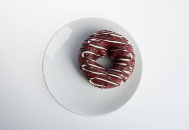 çörek veya bir arka plan üzerinde taze çörek.